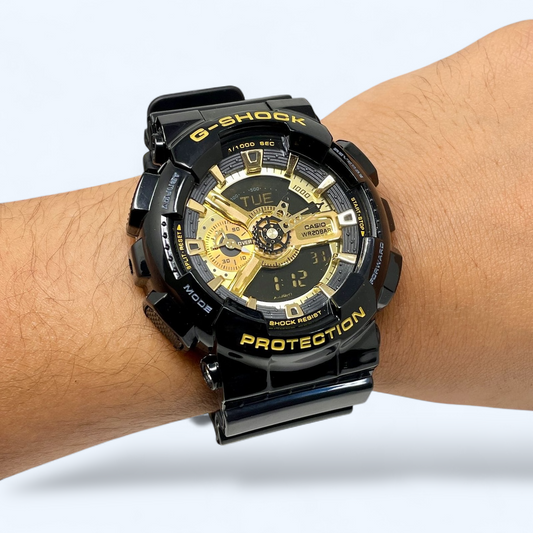 Casio GA-110GB Black Gold