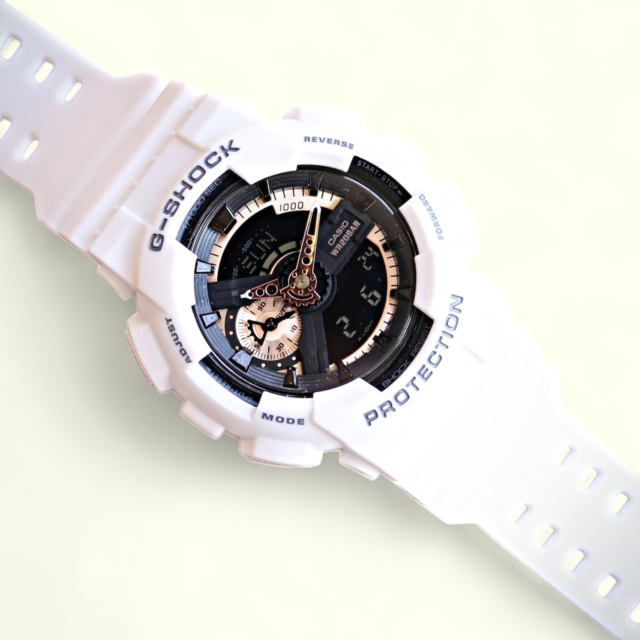 Casio GA-110GB White Gold