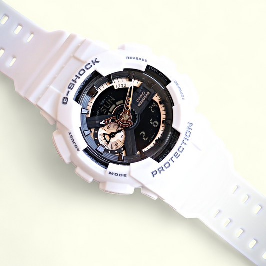 Casio GA-110GB White Gold